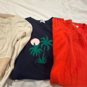 Bundle of 3 Sweaters - one reversible sweater